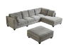 Picture of LIBERTY Premium Sectional Sofa with Ottoman (Light Gray)