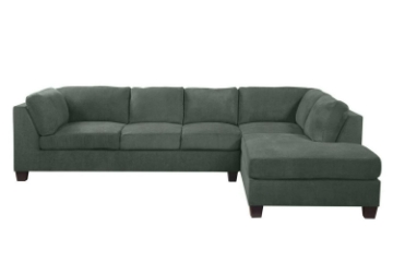 Picture of NEWTON Sectional Sofa (Dark Grey) - Chaise Facing Right