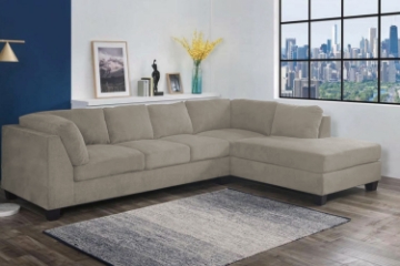 Picture of NEWTON Fabric Sectional Sofa (Light Grey)