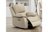 Picture of KEATON Leather Power Reclining Sofa Range (Latte) - Armchair (1R)