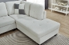 Picture of NEBULA Premium Sectional Sofa with Storage Ottoman & Drop-Down Console (Beige)