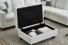 Picture of NEBULA Premium Sectional Sofa with Storage Ottoman (Off White) - Chaise Facing Right