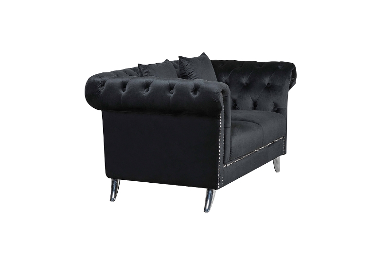 Picture of JOLANDA Fabric Sofa Range (Black) - 2 Seater (Loveseat)