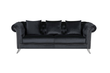 Picture of JOLANDA Fabric 3 Seater Sofa Range (Black)