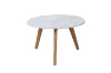 Picture of COPENHAGEN Solid Oak D50 Round Marble Coffee Table 