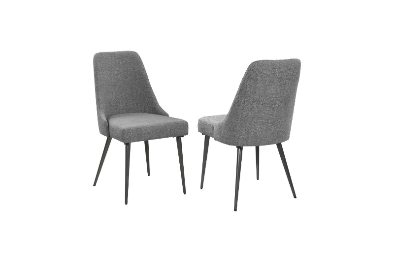 Picture of ALNOOR Fabric Dining Chair (Gray) - 2PC in 1 Carton