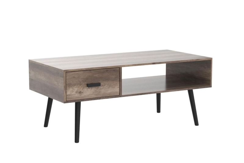 Picture of SIMEON 43.3" 1-Drawer Coffee Table with Shelf 