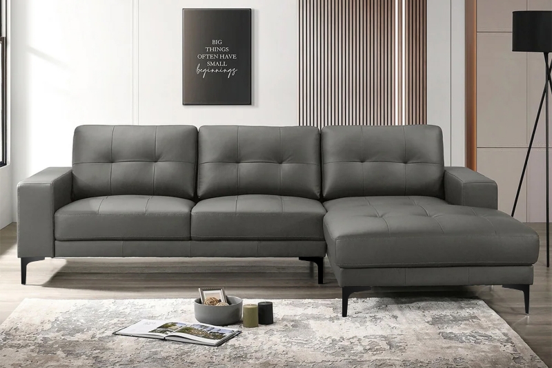 Picture of AMIRA 100% Genuine Leather Sectional Sofa