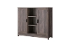 Picture of SIMEON 2-Door Storage Cabinet with Shelves (Gray)