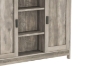 Picture of SIMEON 2-Door Storage Cabinet with Shelves (Gray)