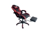 Picture of ZEUS Height Adjustable Gaming Chair with Footrest & 1-Point USB Massage (Red)