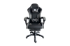 Picture of ZEUS Height Adjustable Gaming Chair with Footrest & 1-Point USB Massage (Grey)