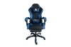 Picture of ZEUS Height Adjustable Gaming Chair with Footrest & 1-Point USB Massage (Blue) 