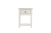 Picture of METRO Solid Pine Wood 1-Drawer Bedside Table (Cream)