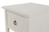 Picture of METRO Solid Pine Wood 1-Drawer Bedside Table (Cream)