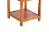 Picture of METRO Solid Pine Wood 1-Drawer Bedside Table (Caramel)