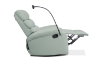 Picture of OLIVIO 360° Swivel Manual Recliner Lounge Chair with Mobile Holder (Light Green)