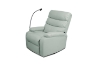 Picture of OLIVIO 360° Swivel Manual Recliner Lounge Chair with Mobile Holder (Light Green)