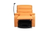 Picture of OLIVIO 360° Swivel Manual Recliner Lounge Chair with Mobile Holder (Orange)