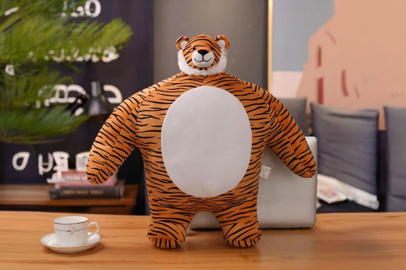 Picture of MINI Head Dolls Plush Toys Plush Cushion - Striped Tiger