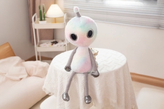 Picture of ALIEN Teddy Fabric Plush Cushion - Pink