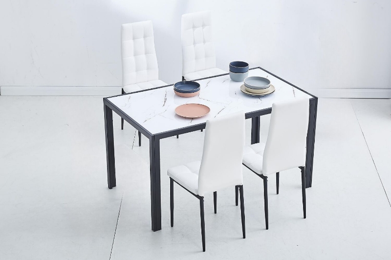 Picture of ORION 5PC Dining Set (White)