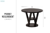 Picture of ARIZA D40" Round Dining Table