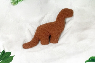 Picture of DINOSAUR Teddy Fabric Plush Cushion - Small Diplodocus