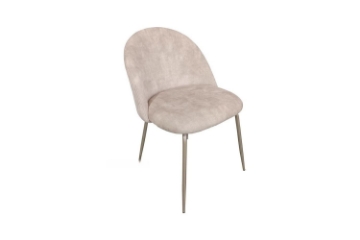 Picture of (Final Sale) LANCER Velvet Dining Chair (Beige)