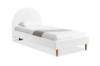 Picture of HOFFMAN Fabric Bed Frame (Off White) - Single