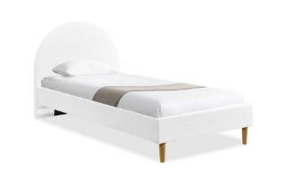 Picture of HOFFMAN Fabric Bed Frame (Off White) - Single