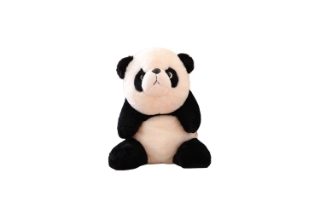 Picture of PANDA Fabric Plush Cushion - Small (Black)