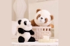 Picture of PANDA Fabric Plush Cushion - Small (Black)