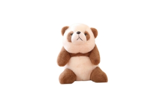 Picture of PANDA Fabric Plush Cushion - Small (Brown)