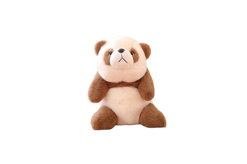 Picture of PANDA Fabric Plush Cushion - Small (Brown)