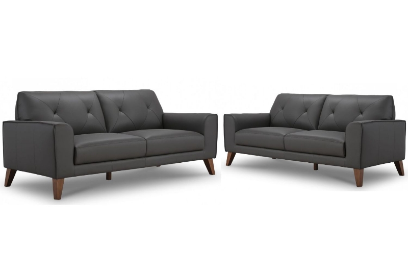 Picture of CASTILE Full (100%)Leather Sofa Range - Loveseat+Sofa Set