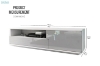 Picture of ONEL 54.3" TV Stand (White & Gray)