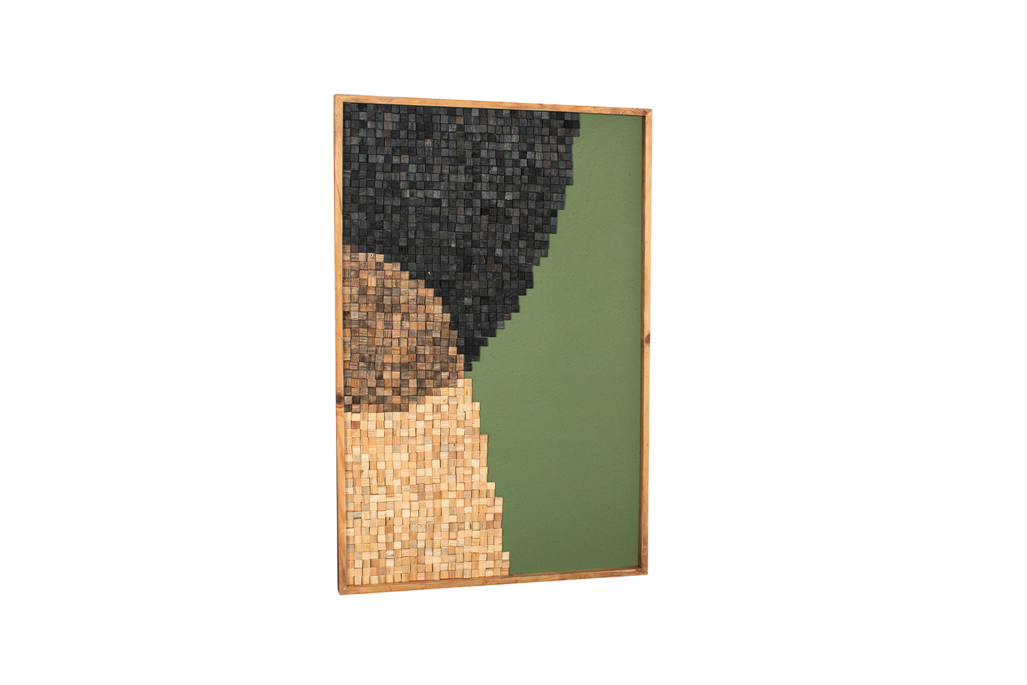 DD8152 Solid Reclaimed Pine Wood Wall Art (32"x48")iFurnitureThe