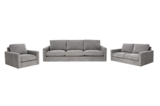 Picture of HUNTER Feather-Filled Fabric Sofa Range - 1.5 + 2.5 + 3.5  Sofa Set