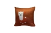 Picture of ALPACA EMBROIDERY Linen Cushion in Multiple Colors (17.7" x 17.7")