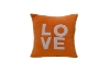 Picture of LOVE Woolen Plush Cushion with Inner in Multiple Colors (17.7" x 17.7")