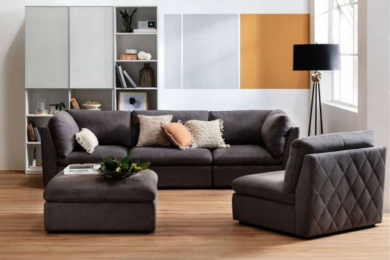 Picture of ASPECT Modular Sectional Sofa with Ottoman