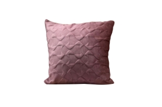 Picture of GEOMETRIC Velvet Cushion (17.7" x 17.7") - Pink