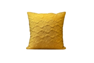 Picture of GEOMETRIC Velvet Cushion (17.7" x 17.7") - Yellow