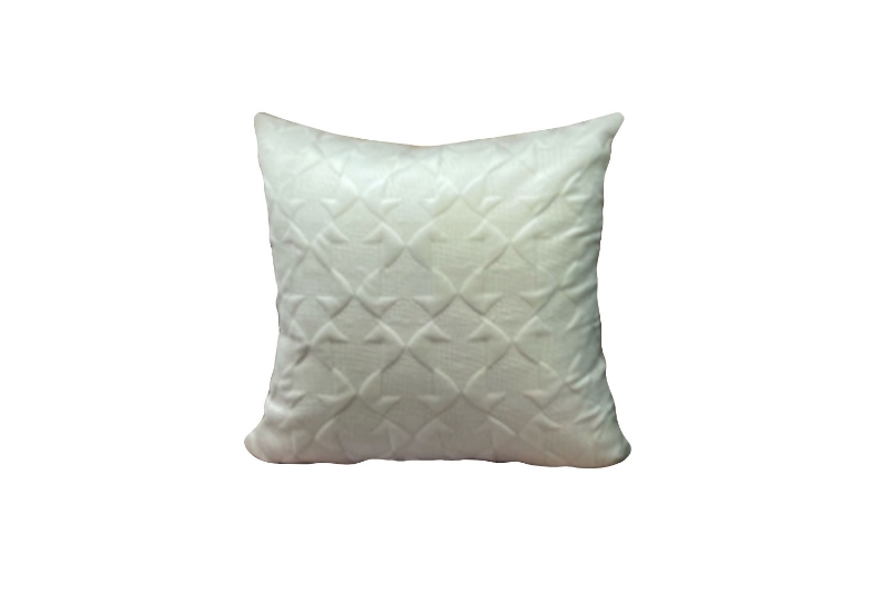 Picture of GEOMETRIC Velvet Cushion with Inner (17.7" x 17.7") - Beige