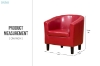 Picture of  BILKO Barrel Accent Chair (Red)