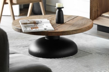 Picture of KOTTER 100% Reclaimed Pine Wood D35.5" Coffee Table 