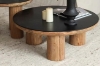 Picture of ASMA 100% Reclaimed Pine Wood D35.4" Coffee Table 