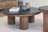 Picture of ASMA 100% Reclaimed Pine Wood D35.4" Coffee Table 