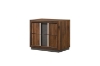 Picture of SANDRA 4PC Bedroom Combo Set in Eastern King Size (Walnut)